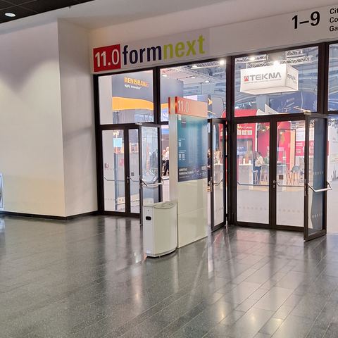 Eingang der Formnext 2023 in Frankfurt